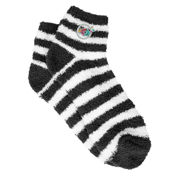 Fuzzy Stripe Socks - Fuzzy Stripe Socks - Image 6 of 10