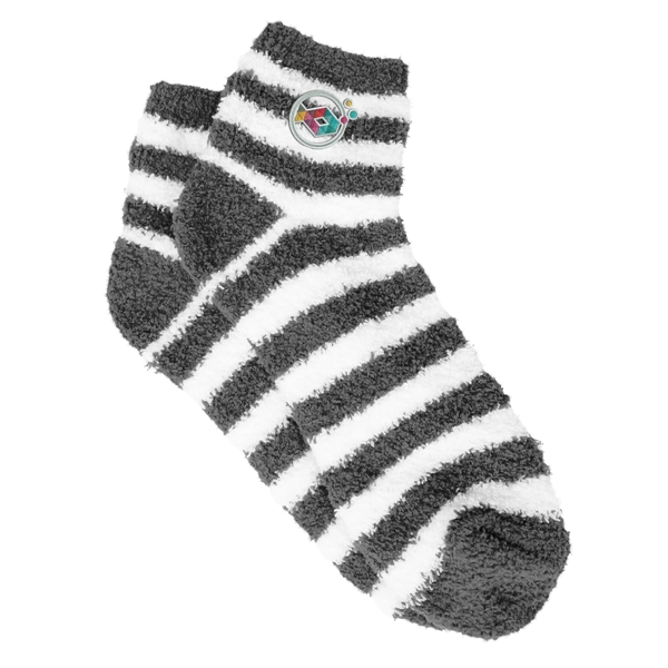 Fuzzy Stripe Socks - Fuzzy Stripe Socks - Image 7 of 10