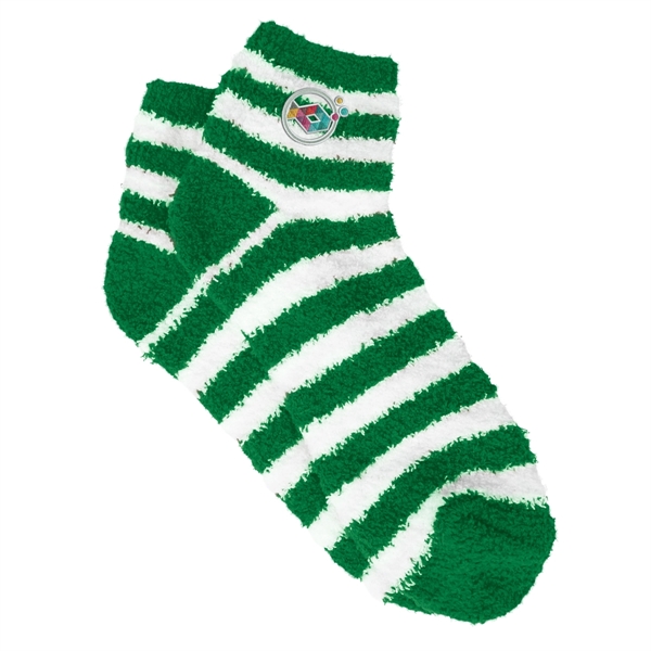 Fuzzy Stripe Socks - Fuzzy Stripe Socks - Image 8 of 10