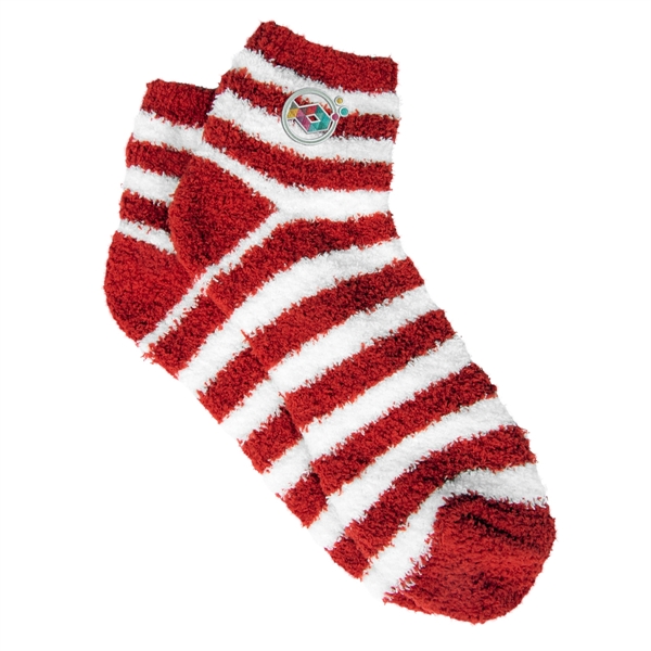 Fuzzy Stripe Socks - Fuzzy Stripe Socks - Image 9 of 10