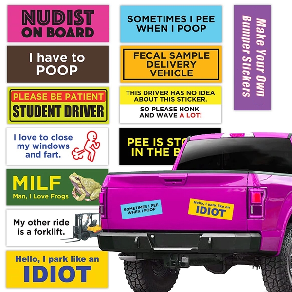 Custom Magnet Bumper Sticker - Custom Magnet Bumper Sticker - Image 0 of 1