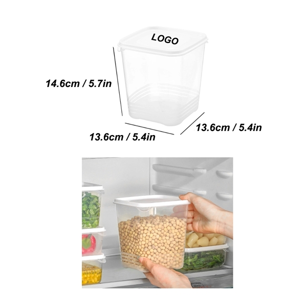 5.7"H PP Square Food Container Lunch Box - 5.7"H PP Square Food Container Lunch Box - Image 0 of 1