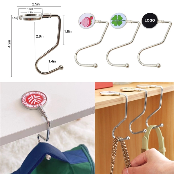 Full Color Metal S-shaped Bag Hook for School Office Home - Full Color Metal S-shaped Bag Hook for School Office Home - Image 0 of 1