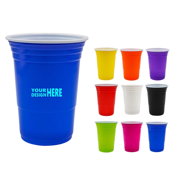 16oz Plastic Party Cup - 16oz Plastic Party Cup - Image 0 of 9
