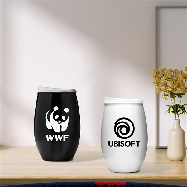 16 OZ. Tumbler Stemless Wine Glass With Lid - 16 OZ. Tumbler Stemless Wine Glass With Lid - Image 1 of 6