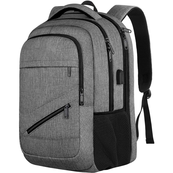17 Inch Large Business Travel Laptop Backpack - 17 Inch Large Business Travel Laptop Backpack - Image 7 of 7