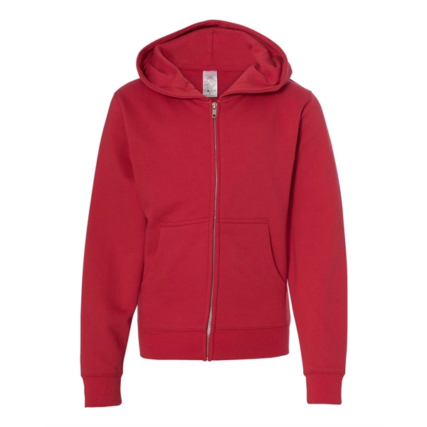Independent Trading Co. Youth Midweight Full-Zip Hooded S... - Independent Trading Co. Youth Midweight Full-Zip Hooded S... - Image 10 of 17