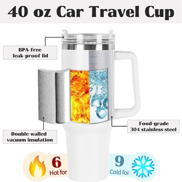 40oz Insulated Mug Vacuum Tumbler - 40oz Insulated Mug Vacuum Tumbler - Image 2 of 2