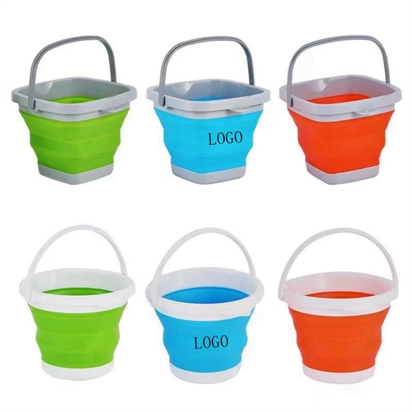 10L Foldable Silicone Bucket - 10L Foldable Silicone Bucket - Image 0 of 2