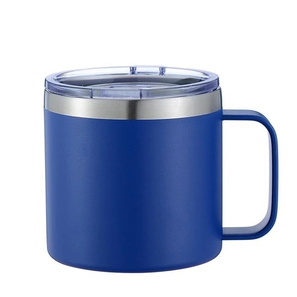 14 oz Vacuum Insulated Stainless Steel Mug with Lid - 14 oz Vacuum Insulated Stainless Steel Mug with Lid - Image 2 of 2