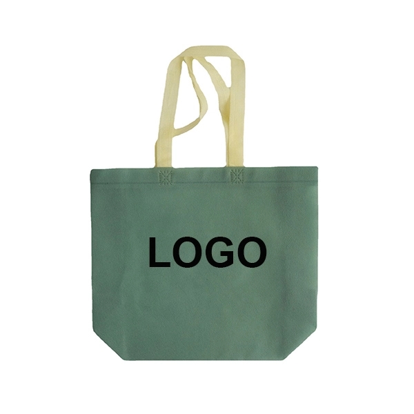 Non-Woven Two Colors Grocery Bags - Non-Woven Two Colors Grocery Bags - Image 0 of 6