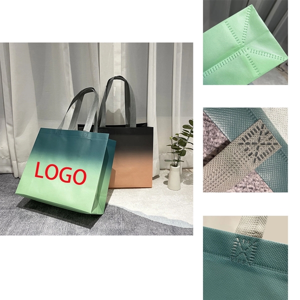 Gradient Reusable Waterproof Non Woven Tote Bag With Handle - Gradient Reusable Waterproof Non Woven Tote Bag With Handle - Image 1 of 1