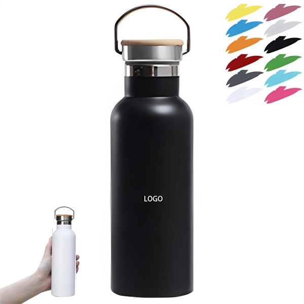 20 oz Stainless Steel Water Bottle - 20 oz Stainless Steel Water Bottle - Image 0 of 3