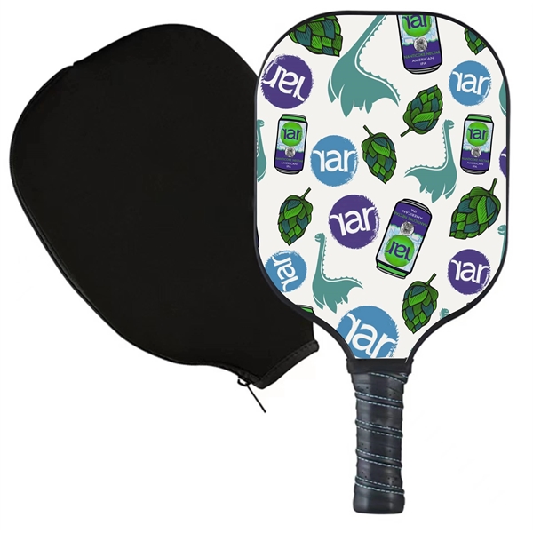 Premium Fiberglass Pickleball Paddle with Neoprene Cover - Premium Fiberglass Pickleball Paddle with Neoprene Cover - Image 0 of 1