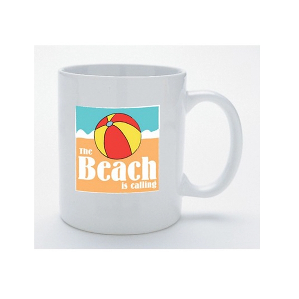 Full Color White Ceramic Mug 11 Oz. - Full Color White Ceramic Mug 11 Oz. - Image 1 of 3