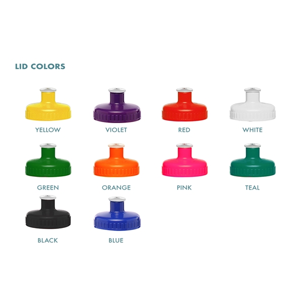28 oz. Push Cap Plastic Water Bottles (Full Color) - 28 oz. Push Cap Plastic Water Bottles (Full Color) - Image 10 of 10
