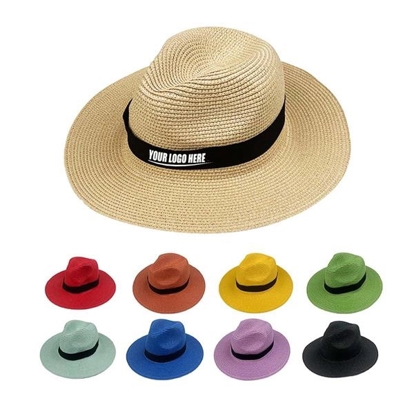 Wide Brim Straw Hat - Wide Brim Straw Hat - Image 0 of 2