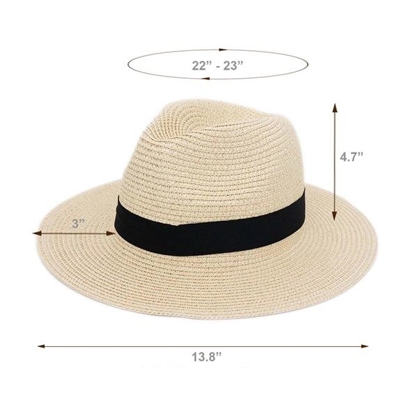Wide Brim Straw Hat - Wide Brim Straw Hat - Image 2 of 2