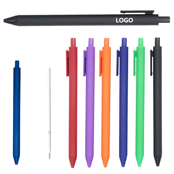 Bright Solid Color Gel Soft Plastic Ballpoint Pen - Bright Solid Color Gel Soft Plastic Ballpoint Pen - Image 0 of 1