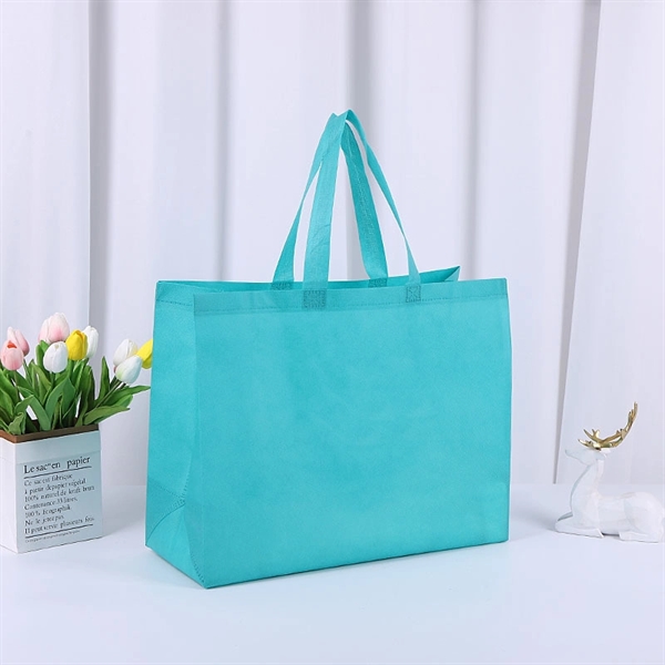 Nonwoven Big Shopping Tote Bag 19 1/2 x 15 1/2 x 7 1/2" - Nonwoven Big Shopping Tote Bag 19 1/2 x 15 1/2 x 7 1/2" - Image 4 of 5