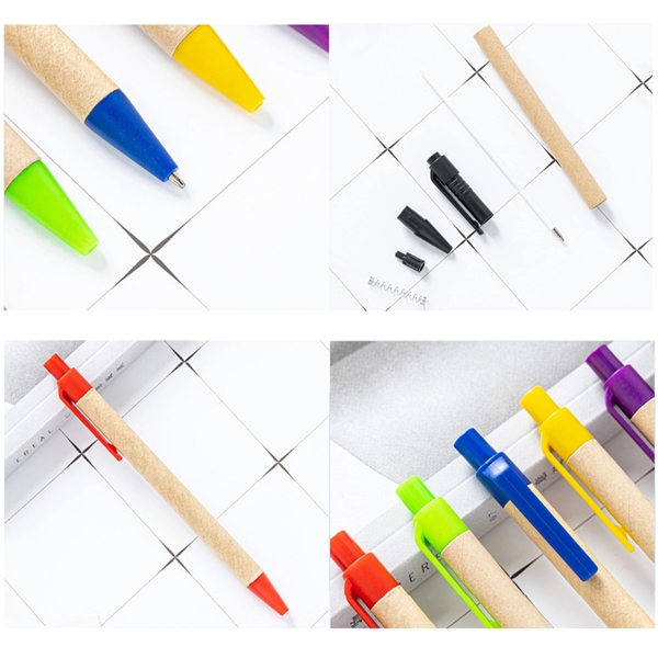 Retractable Kraft Paper Pen - Retractable Kraft Paper Pen - Image 1 of 1