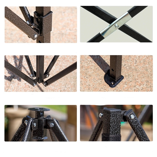 Custom 10ftx10ft Personalized Outdoor Tent Kit w/ Steel Fram - Custom 10ftx10ft Personalized Outdoor Tent Kit w/ Steel Fram - Image 1 of 2