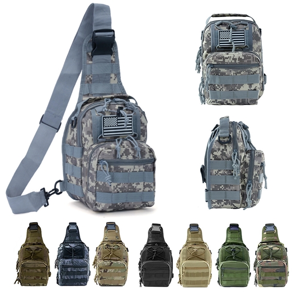 Outdoor Military Cross-body Molle Sling - Outdoor Military Cross-body Molle Sling - Image 0 of 6