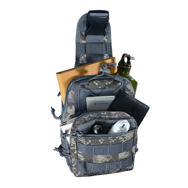 Outdoor Military Cross-body Molle Sling - Outdoor Military Cross-body Molle Sling - Image 4 of 6