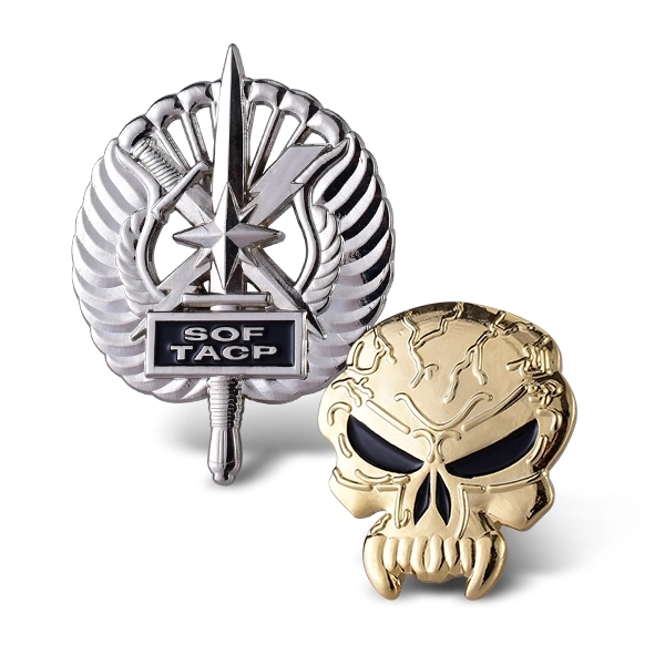 3D Die Cast Lapel Pins, 1.5" - 3D Die Cast Lapel Pins, 1.5" - Image 4 of 8