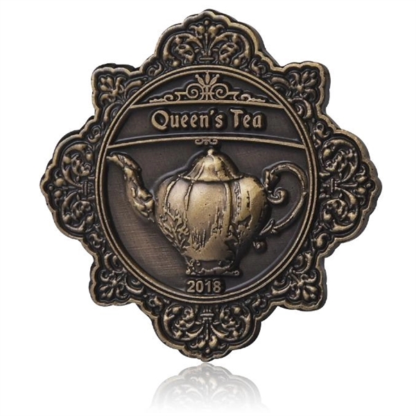 3D Die Cast Lapel Pins, 1.5" - 3D Die Cast Lapel Pins, 1.5" - Image 1 of 8