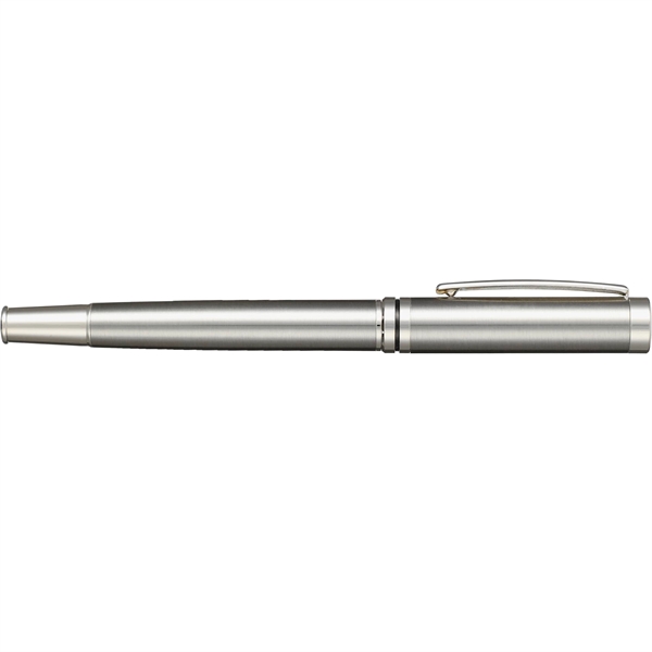 Recycled Stainless Steel Rollerball Pen - Recycled Stainless Steel Rollerball Pen - Image 1 of 1