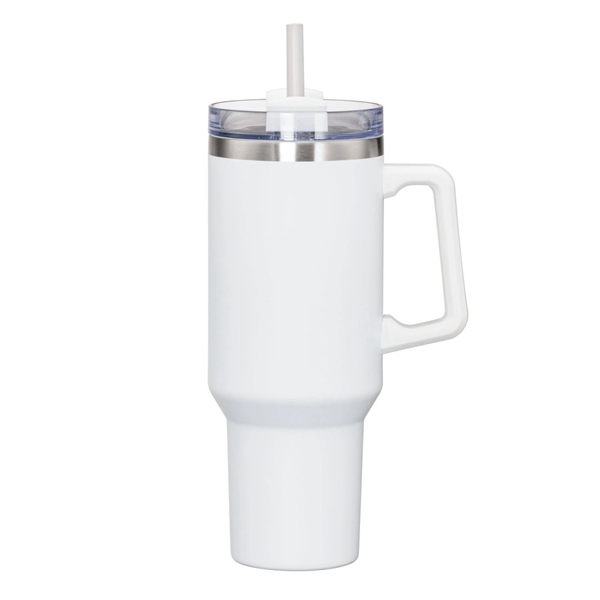 Makena Handle Travel Mug w/Straw - 40oz - Makena Handle Travel Mug w/Straw - 40oz - Image 13 of 13