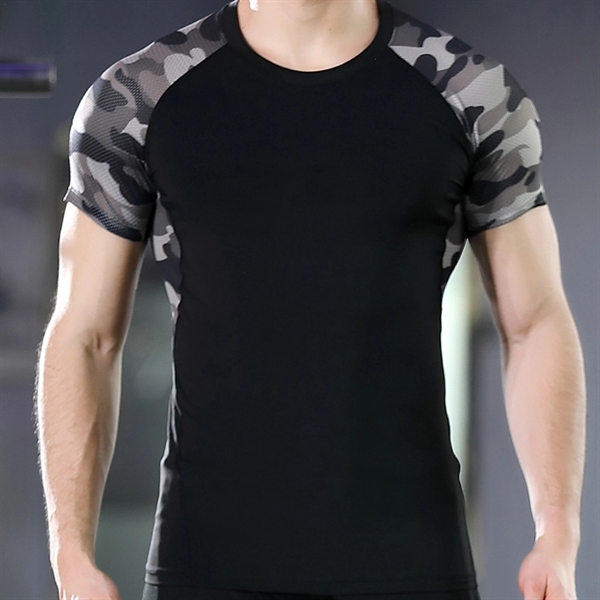 Men's Camouflage Sports Tank Shirt - Men's Camouflage Sports Tank Shirt - Image 1 of 5