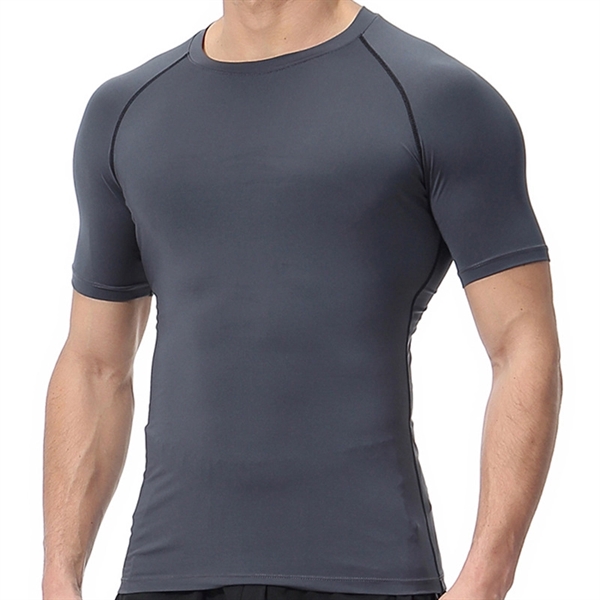 Custom Logo Quick Dry Polyester T-Shirts - Custom Logo Quick Dry Polyester T-Shirts - Image 1 of 8