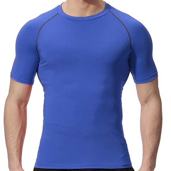 Custom Logo Quick Dry Polyester T-Shirts - Custom Logo Quick Dry Polyester T-Shirts - Image 2 of 8