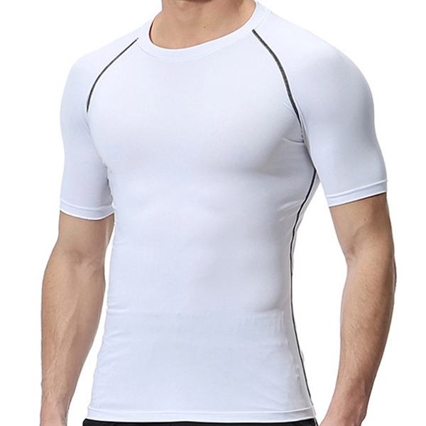 Custom Logo Quick Dry Polyester T-Shirts - Custom Logo Quick Dry Polyester T-Shirts - Image 4 of 8