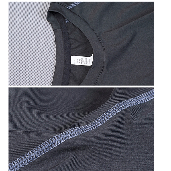 Custom Logo Quick Dry Polyester T-Shirts - Custom Logo Quick Dry Polyester T-Shirts - Image 7 of 8