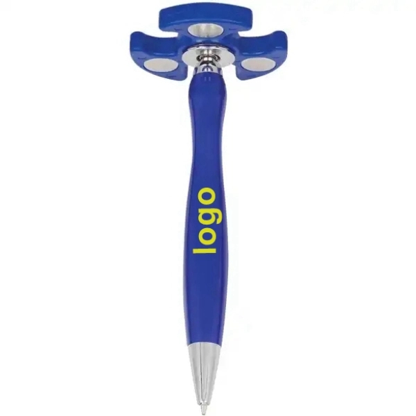 Hover Fidget Spinner Top Plunge-Action Pen - Hover Fidget Spinner Top Plunge-Action Pen - Image 3 of 5