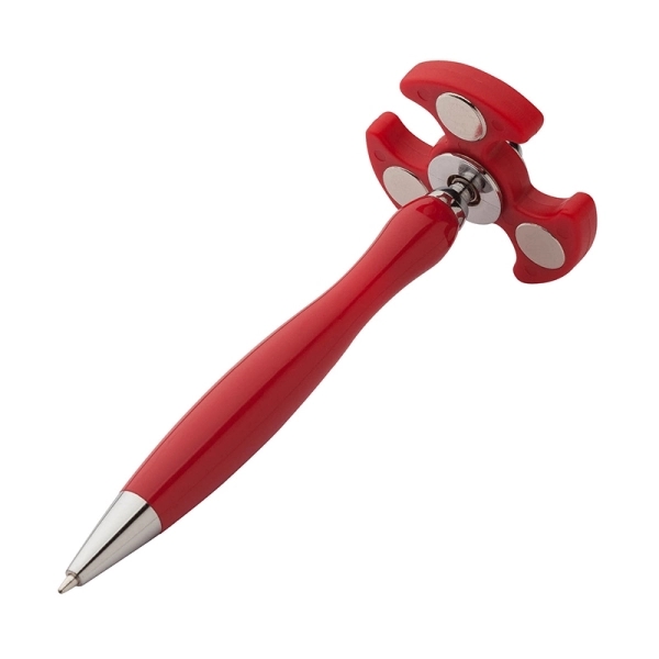 Hover Fidget Spinner Top Plunge-Action Pen - Hover Fidget Spinner Top Plunge-Action Pen - Image 4 of 5
