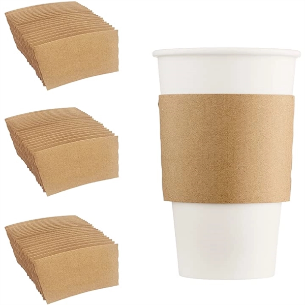 Kraft Paper Coffee Cup Clutch Sleeve - Kraft Paper Coffee Cup Clutch Sleeve - Image 0 of 6