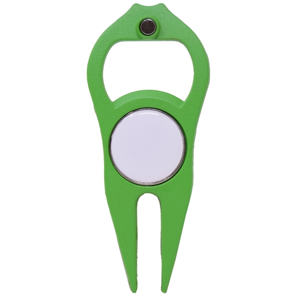Hat Trick 6-in-1 Golf Divot Tool Ball Marker - Hat Trick 6-in-1 Golf Divot Tool Ball Marker - Image 5 of 16