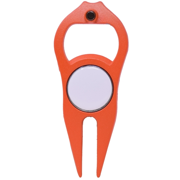 Hat Trick 6-in-1 Golf Divot Tool Ball Marker - Hat Trick 6-in-1 Golf Divot Tool Ball Marker - Image 7 of 16
