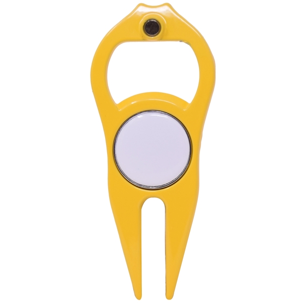 Hat Trick 6-in-1 Golf Divot Tool Ball Marker - Hat Trick 6-in-1 Golf Divot Tool Ball Marker - Image 14 of 16