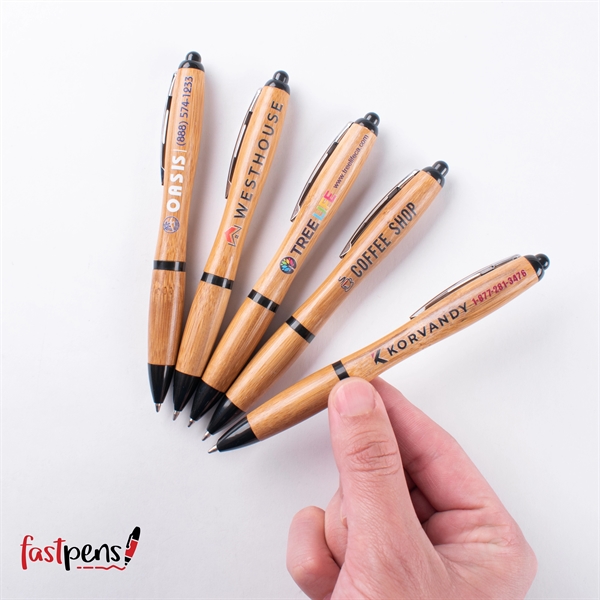 Bamboo Ballpoint Pens - Printed - Bamboo Ballpoint Pens - Printed - Image 1 of 2