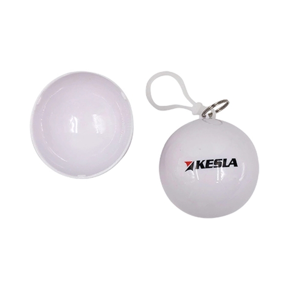 Disposable Keychain Ball Poncho - Disposable Keychain Ball Poncho - Image 3 of 3