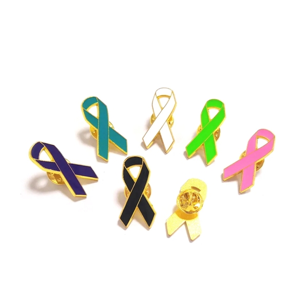 Ribbon badge Lapel Pins Choose Your Awareness Color - Ribbon badge Lapel Pins Choose Your Awareness Color - Image 0 of 1