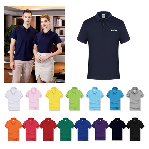 Custom Cotton Polo Shirt - Custom Cotton Polo Shirt - Image 0 of 6