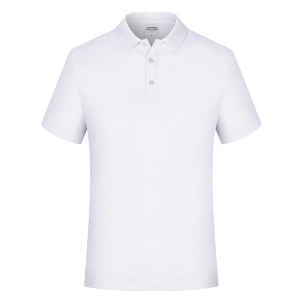 Custom Cotton Polo Shirt - Custom Cotton Polo Shirt - Image 2 of 6