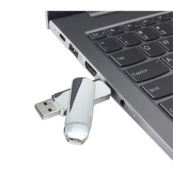 Electroplated Chrome Type-C USB Flash Drive - Electroplated Chrome Type-C USB Flash Drive - Image 6 of 6