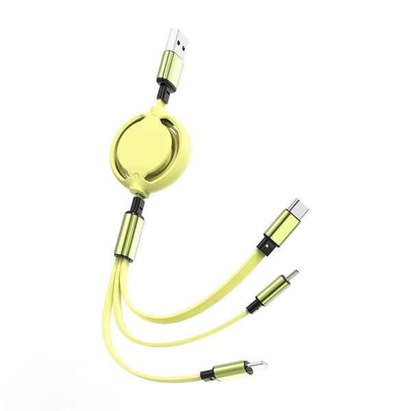 3-In-1 Multi Retractable Charging Cable - 3-In-1 Multi Retractable Charging Cable - Image 7 of 7